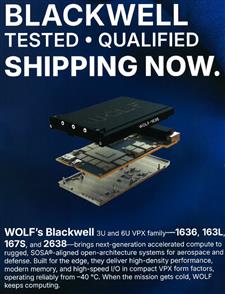 WolfのBlackwell VPXは、堅牢な航空宇宙・防衛システムに次世代のアクセラレーテッド・コンピューティングをもたらします。